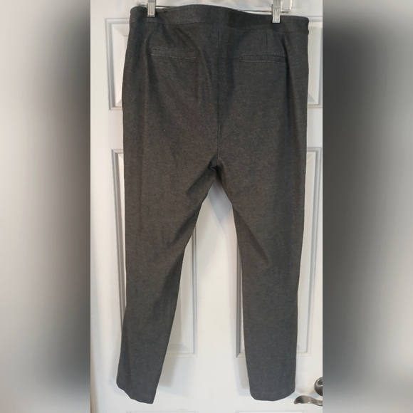 Talbots Women's High Rise Gray Skinny Ankle Pants Size 16 (38) - Picture 2 of 3